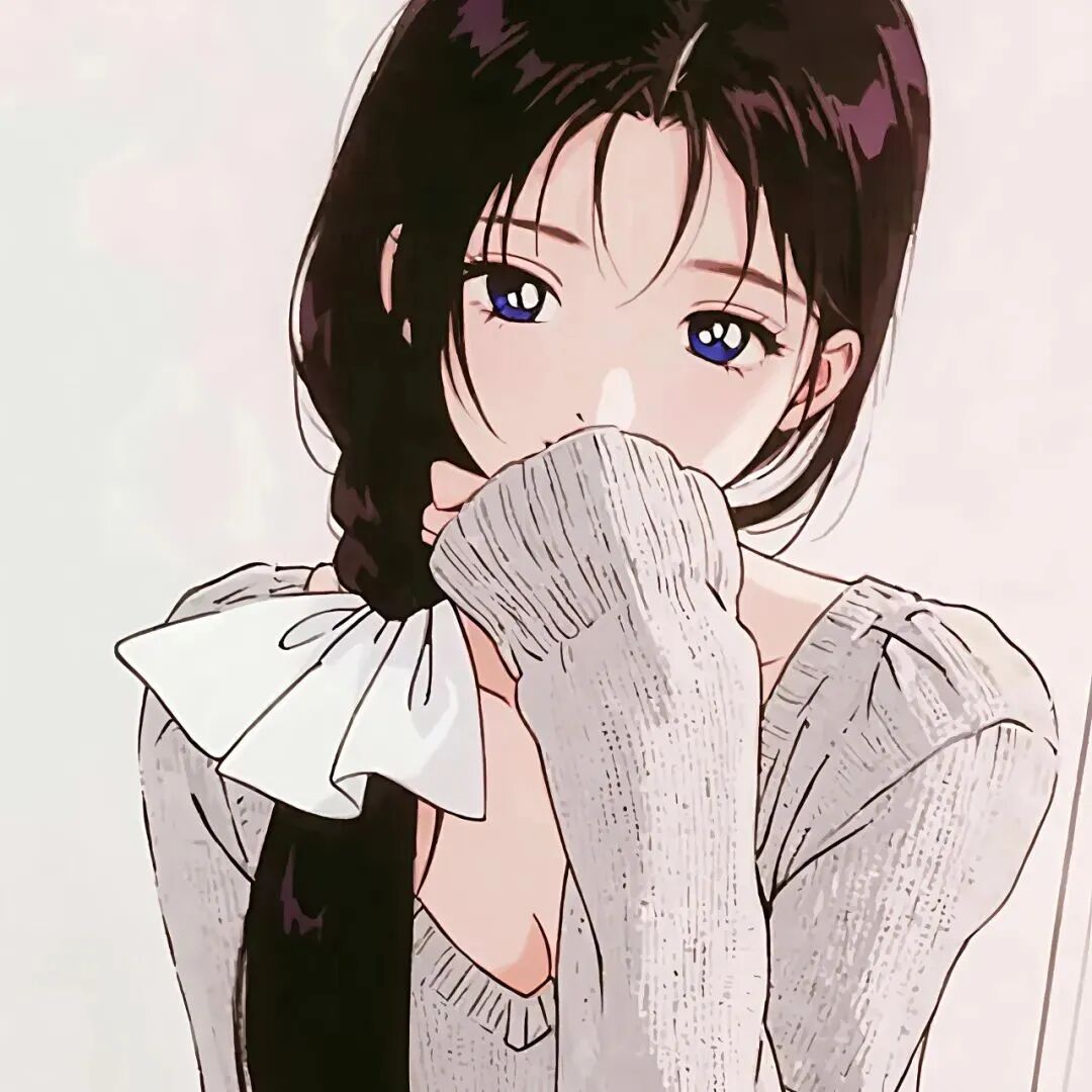 古早感动漫头像女