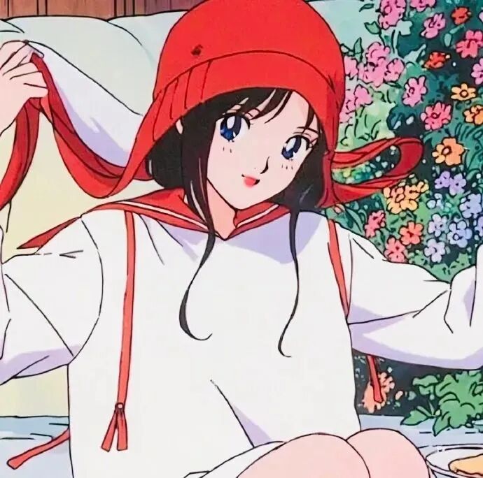 古早感动漫头像女