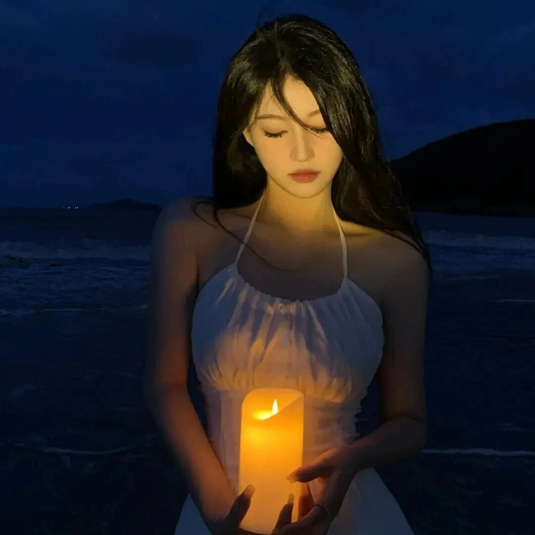 海边氛围感女生头像