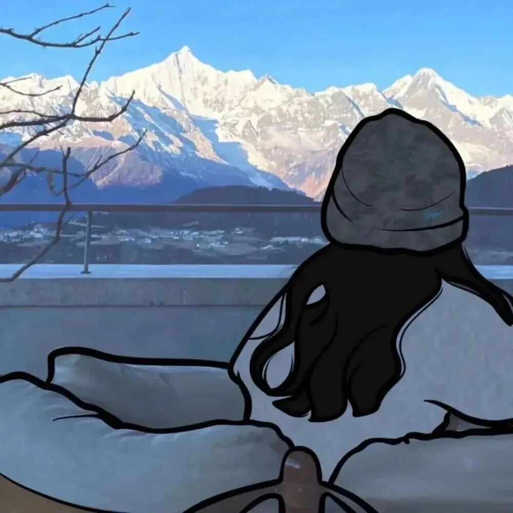 gaoshanerndjlaopo高山真人情侣头像