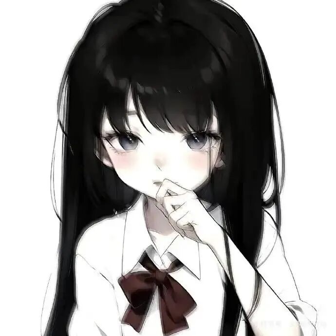 学院风动漫头像女