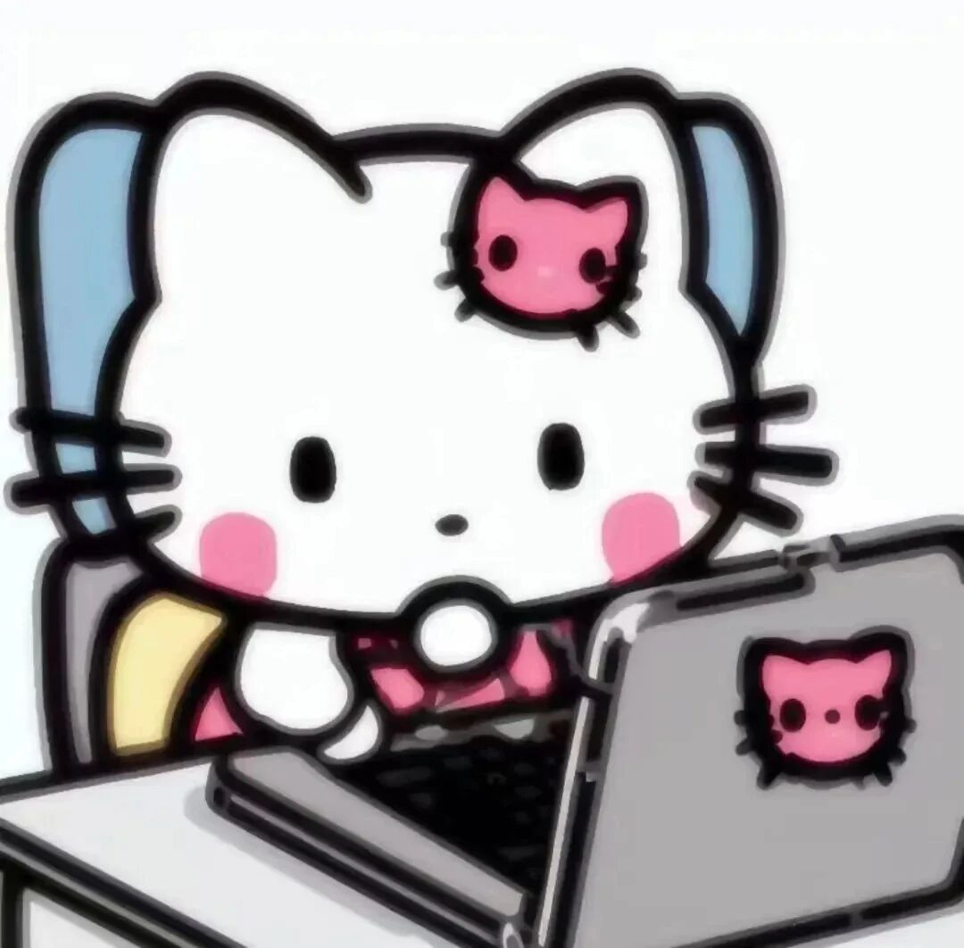 可爱办公三丽鸥kt猫卡通头像