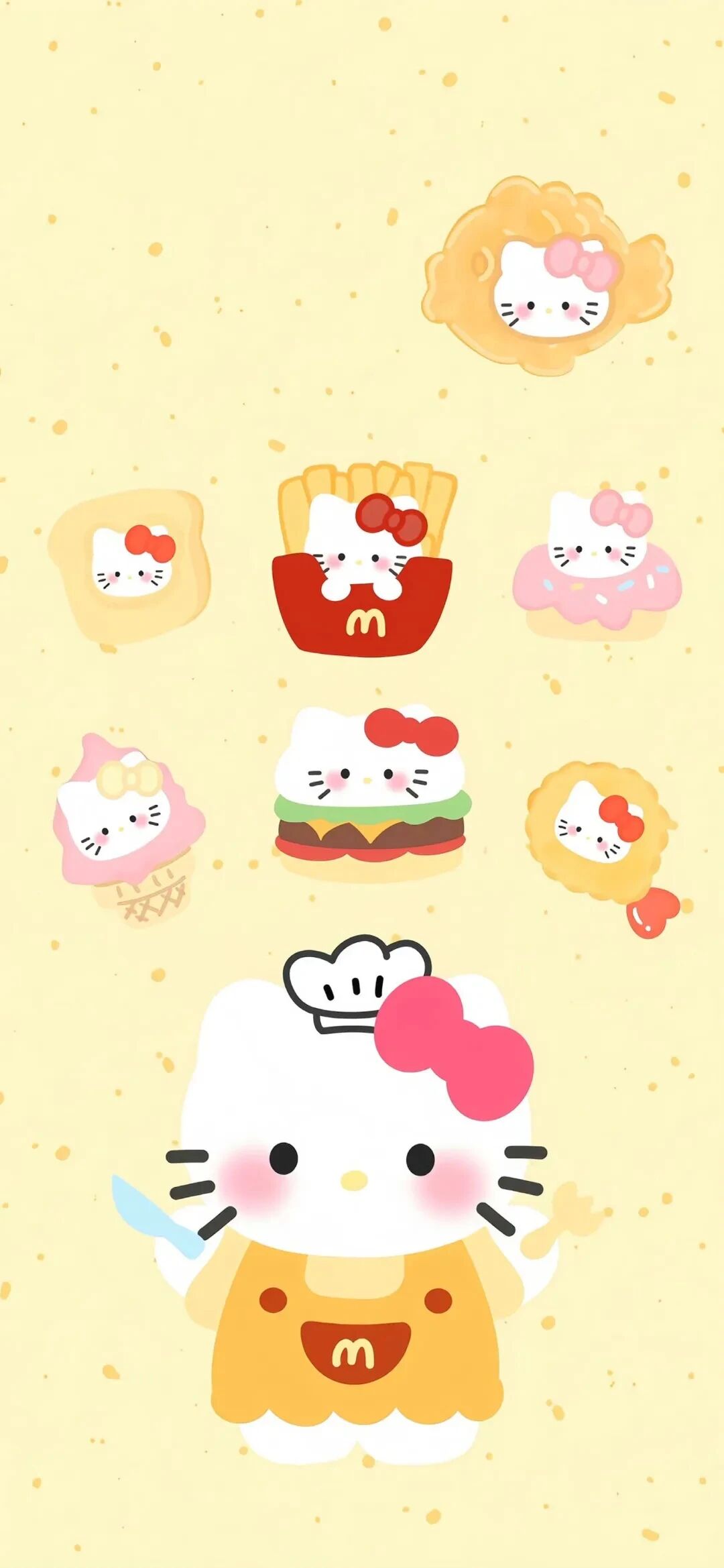 可爱三丽鸥锁屏插画壁纸
