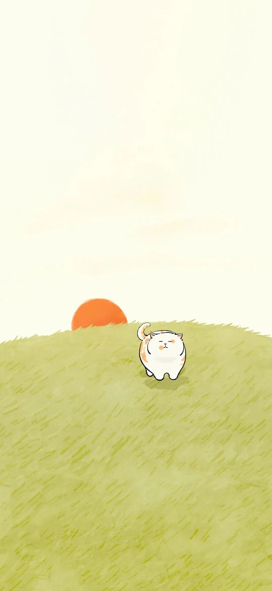 可爱猫咪插画壁纸
