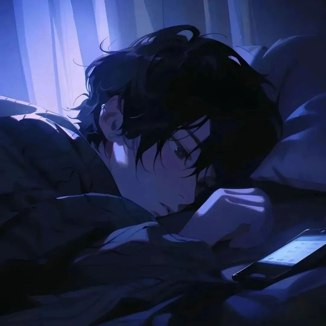 孤独感动漫头像男