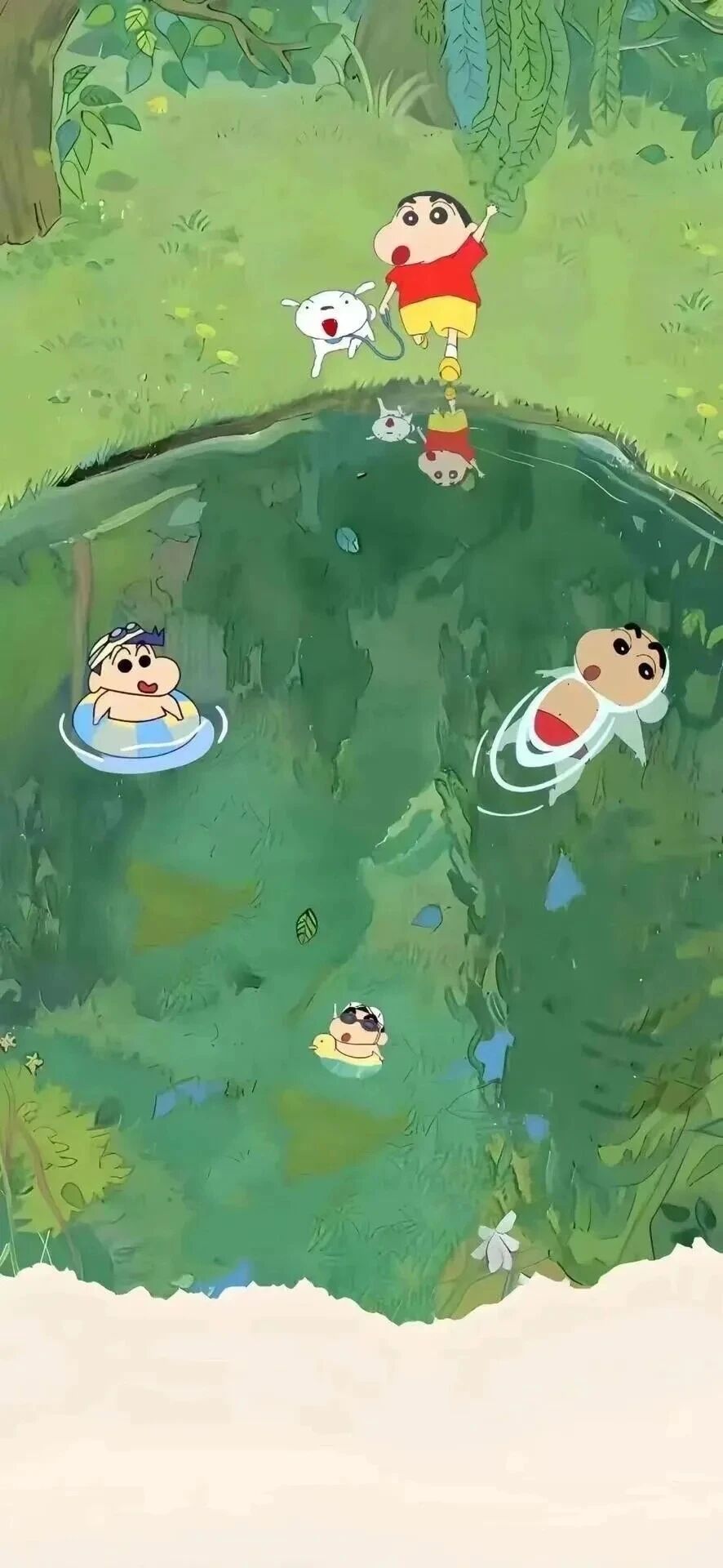 可爱蜡笔小新卡通壁纸