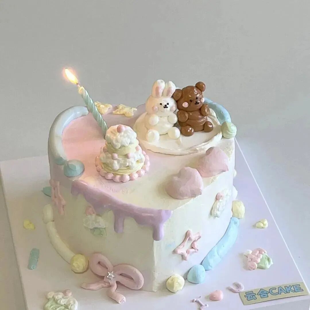 生日快乐蛋糕背景图