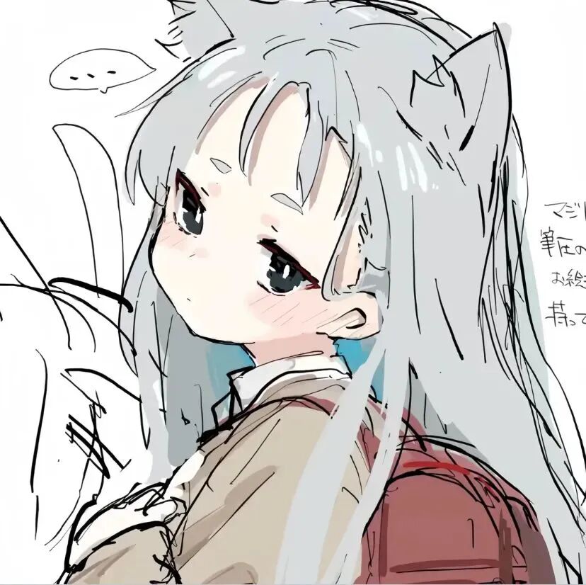 呆萌动漫头像女