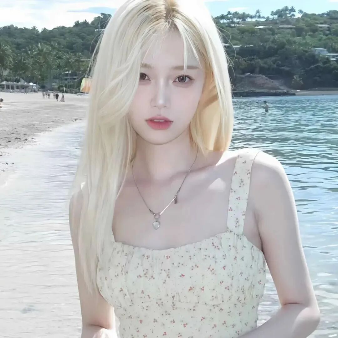海边纯欲女生头像
