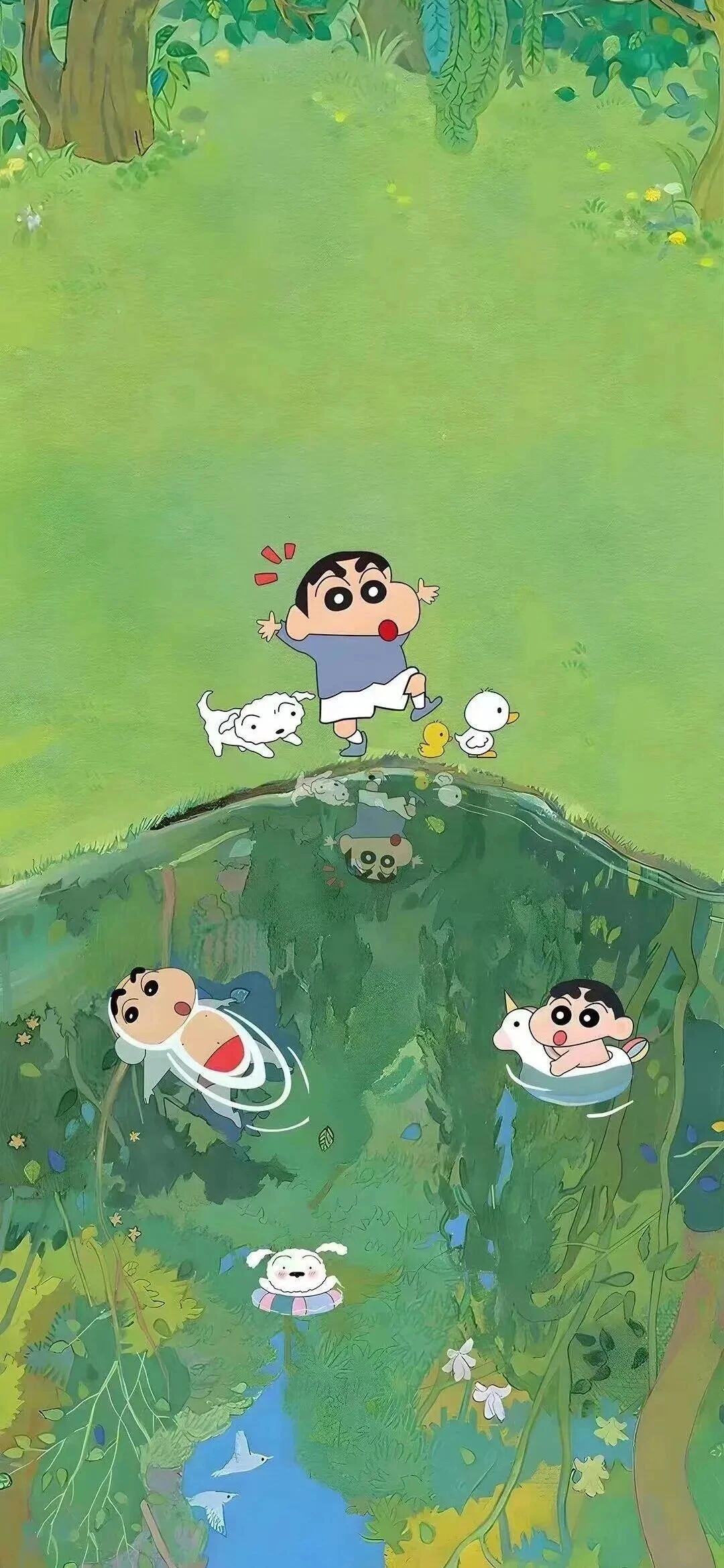 可爱蜡笔小新卡通壁纸