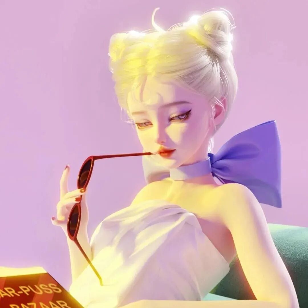 mojxieshierlkjdazi墨镜三人闺蜜头像动漫闺蜜头像