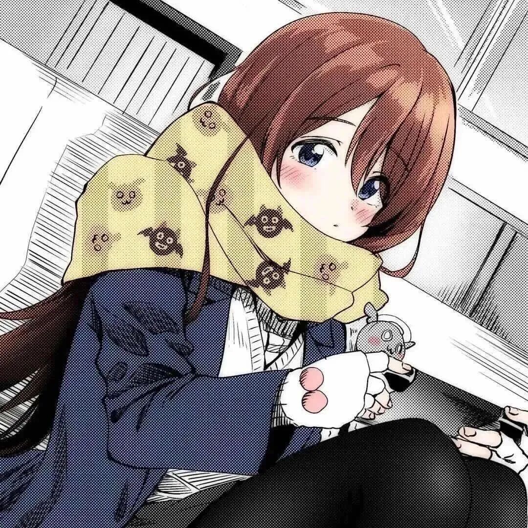 古早感动漫头像女