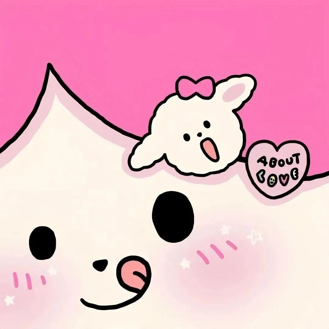 nudbouyinfbhaiyue可爱二人闺蜜头像插画闺蜜头像