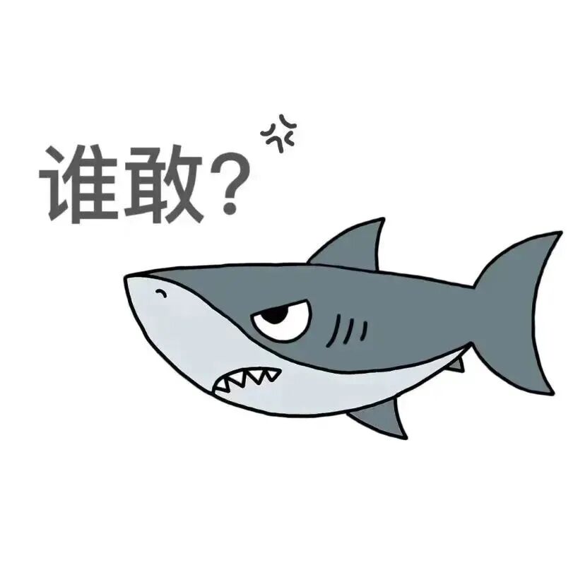 shayuwenzibanlv沙雕搞怪鲨鱼文字卡通情侣头像