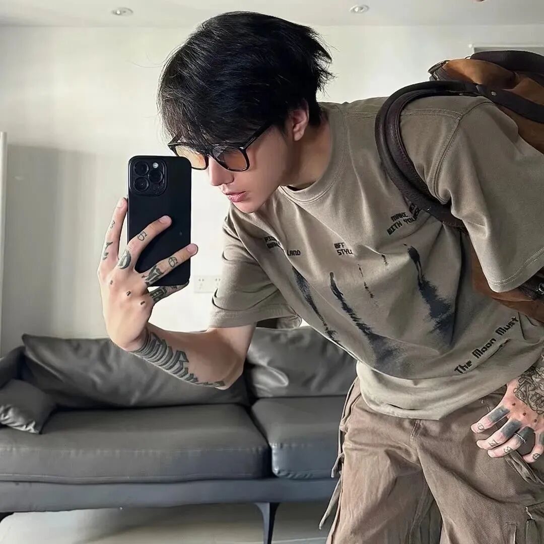 自拍手机个性男生头像