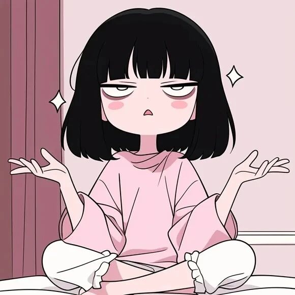 呆萌动漫头像女