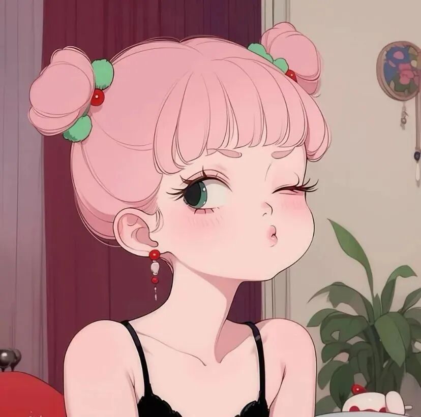 甜妹手绘动漫头像女