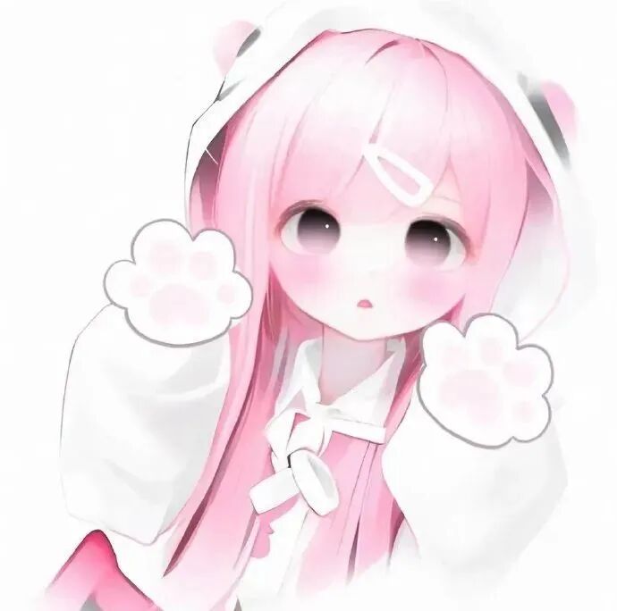 粉色系少萝动漫头像女