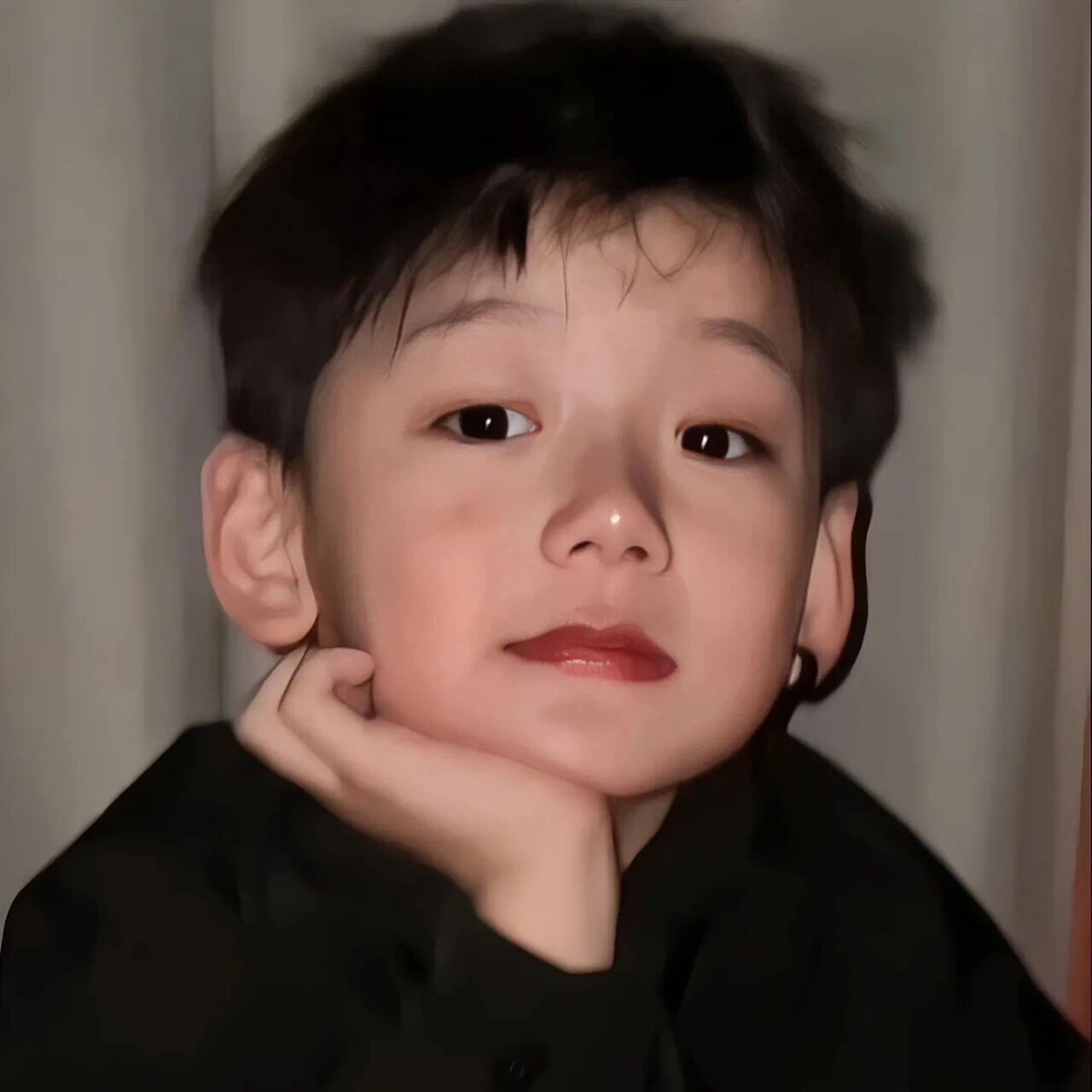 小男孩萌娃头像