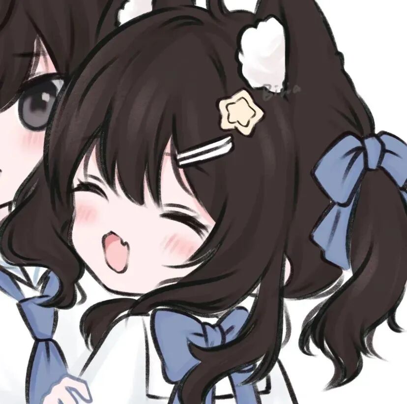 kawayixiaomengduoliya动漫情侣头像
