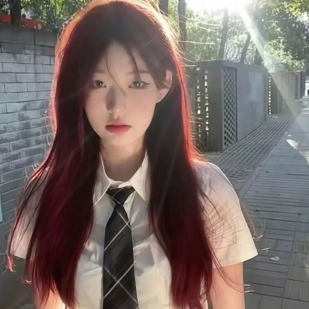 jk制服纯欲女生头像