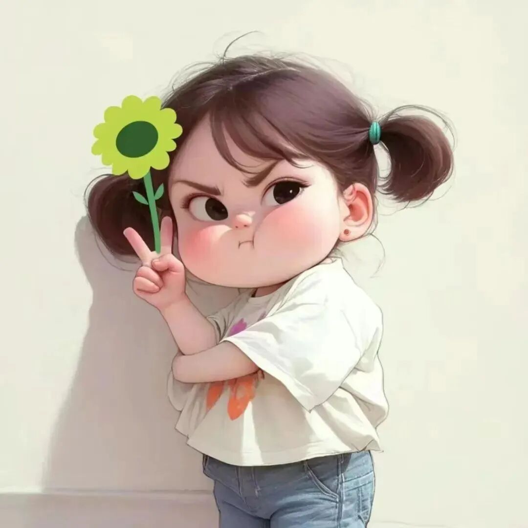 koupangniudazi可爱四人闺蜜头像动漫闺蜜头像