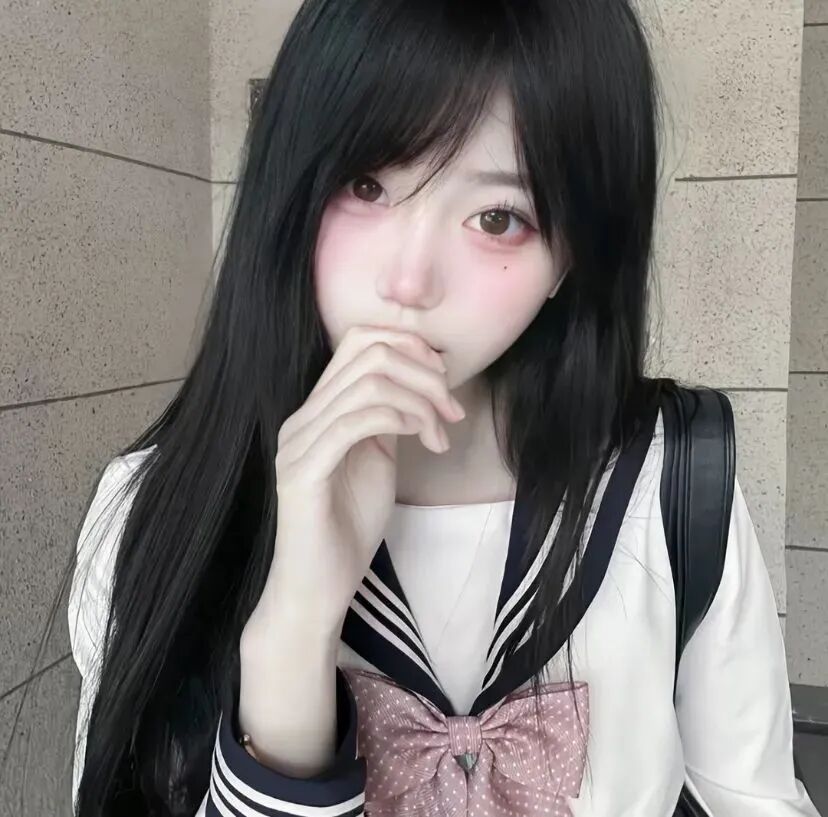 jk制服女生头像