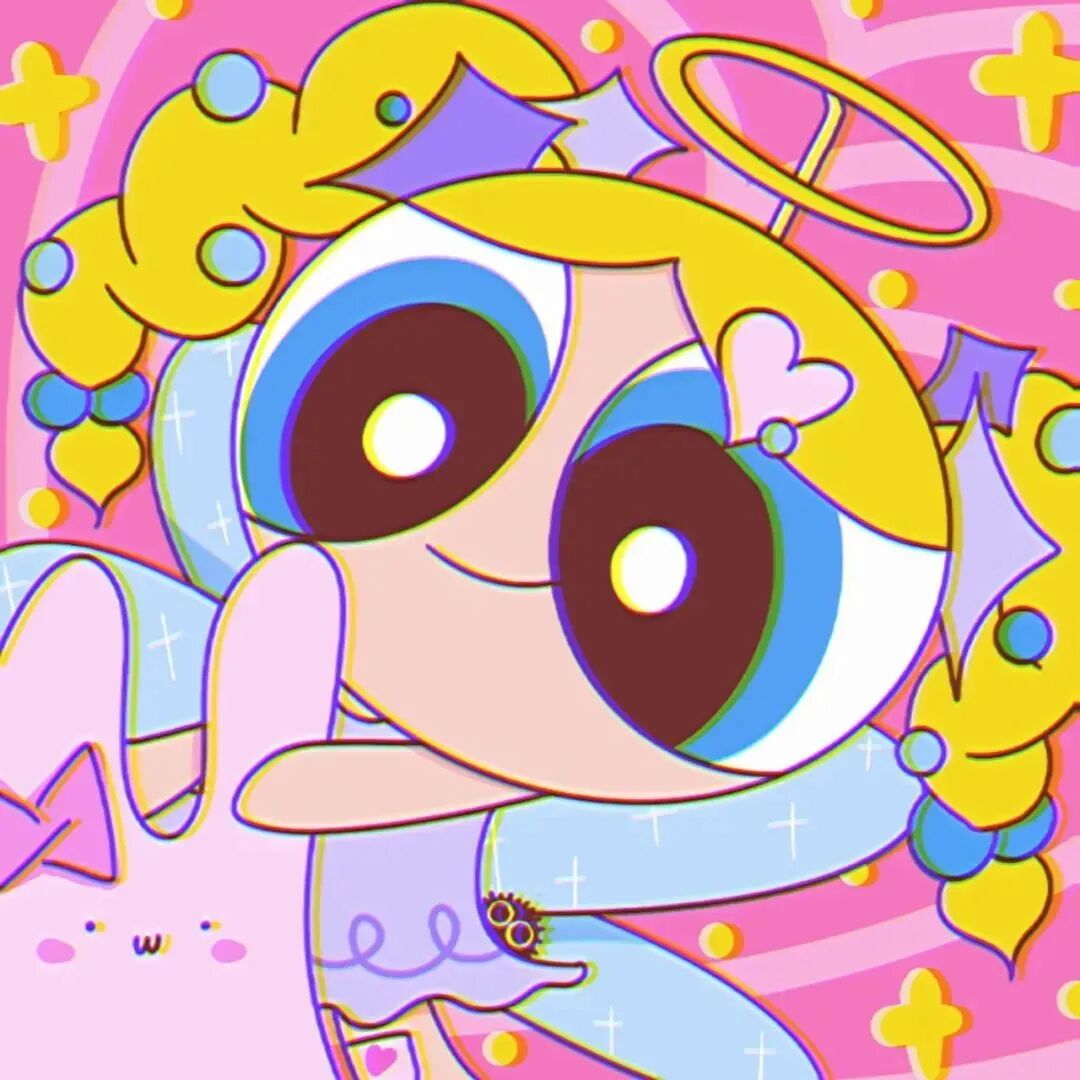 可爱飞天小女卡通头像