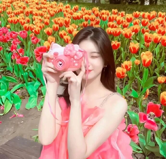 鲜花温柔女生头像