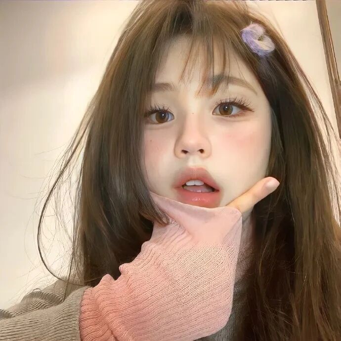 手势小众女生头像