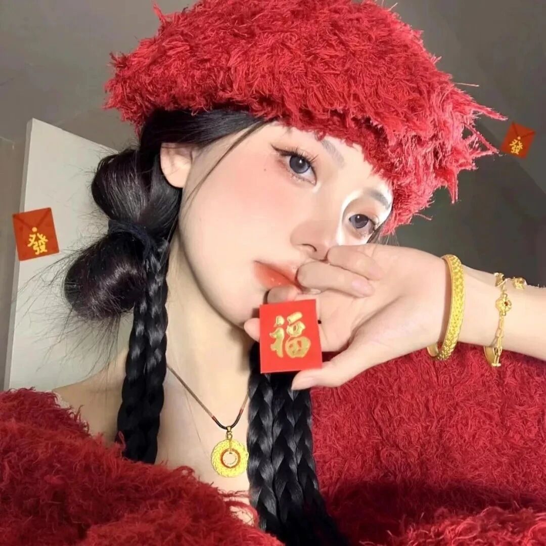 新年女生头像