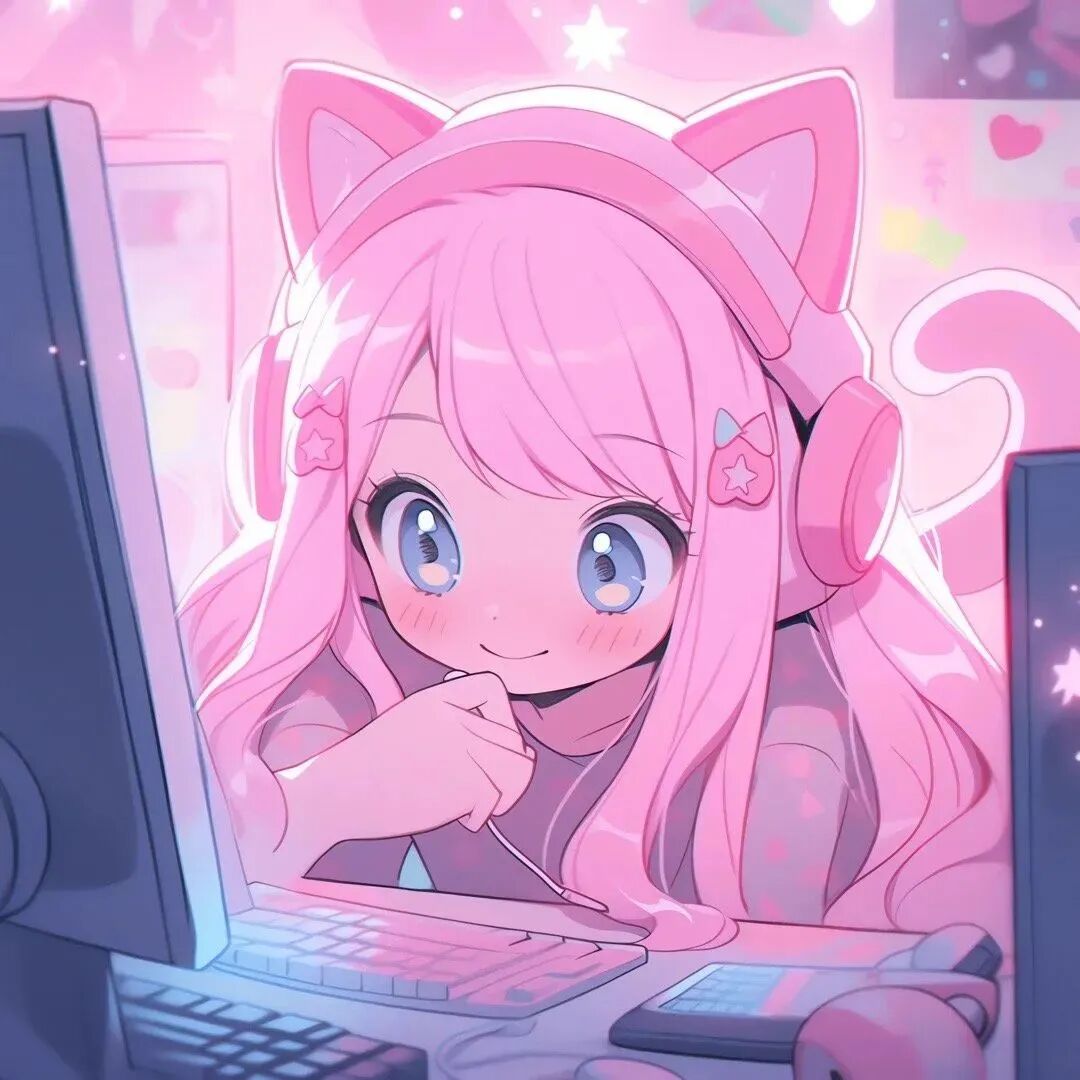 办公甜妹动漫头像女
