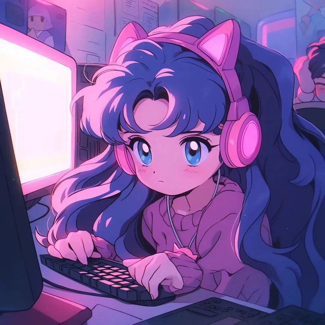 个性办公动漫头像女
