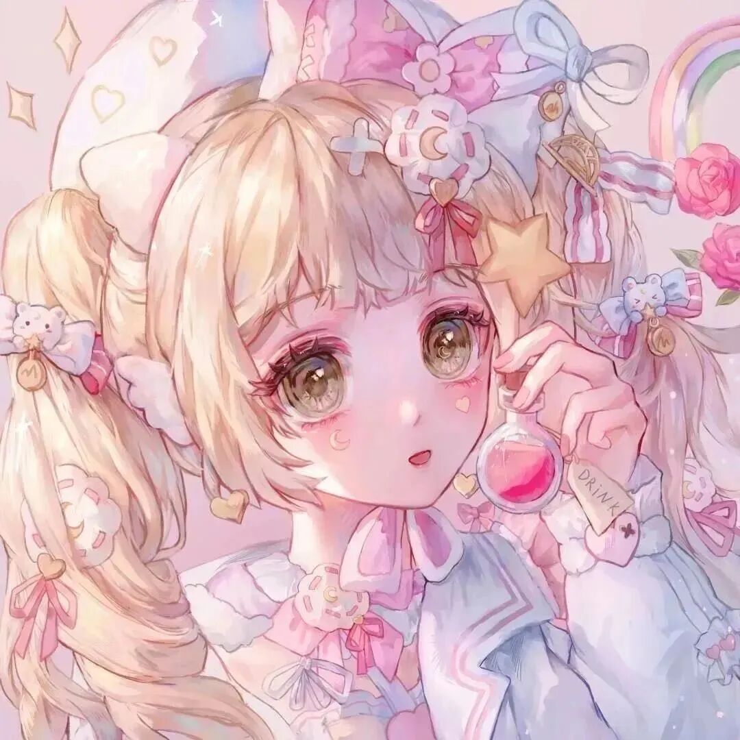 呆萌动漫头像女