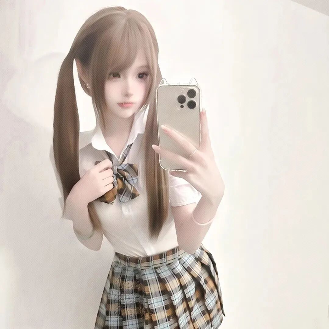 自拍手机少萝女生头像
