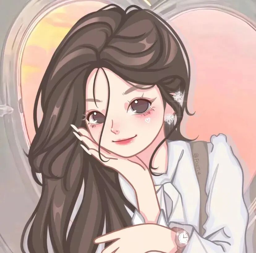 手绘动漫头像女