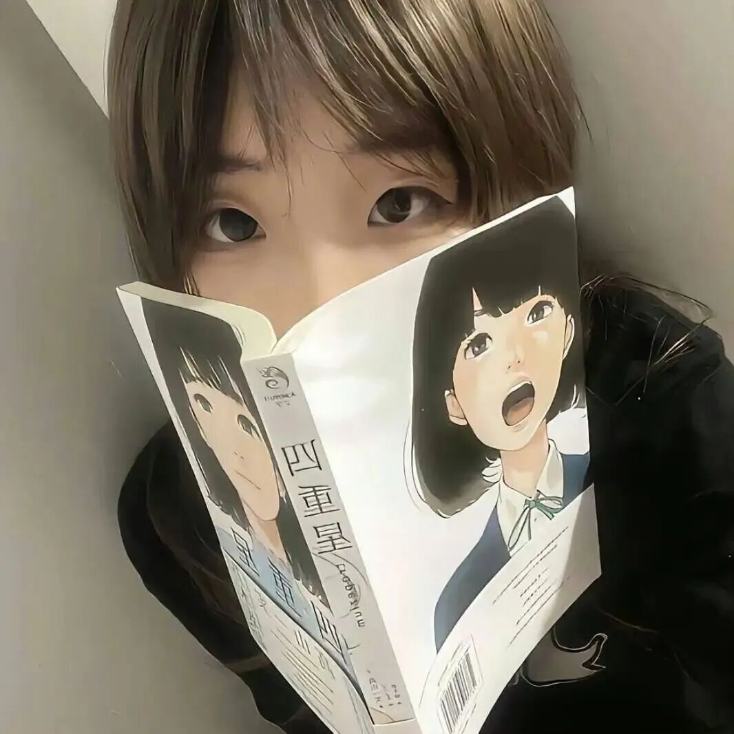 看书少萝女生头像