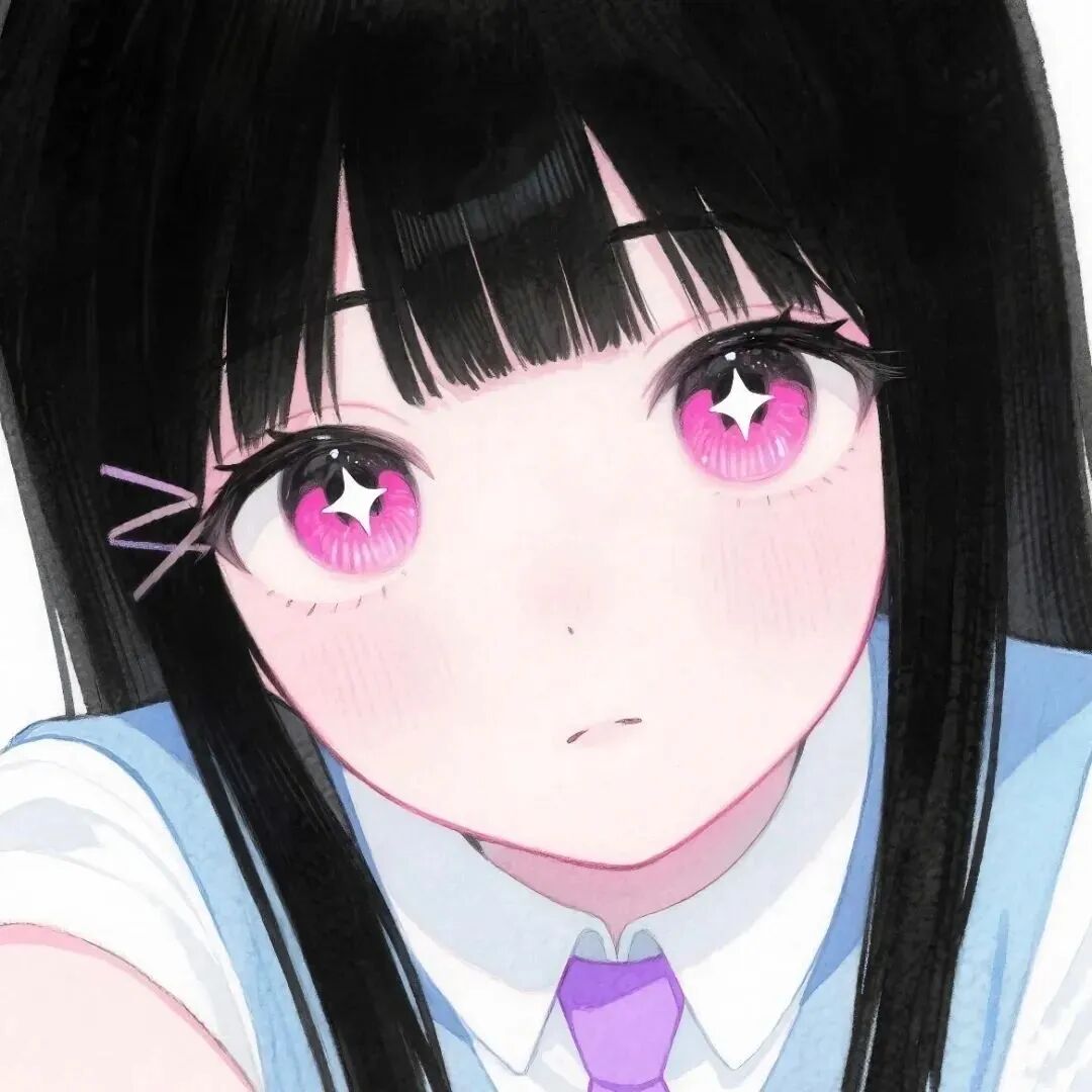 学院风动漫头像女