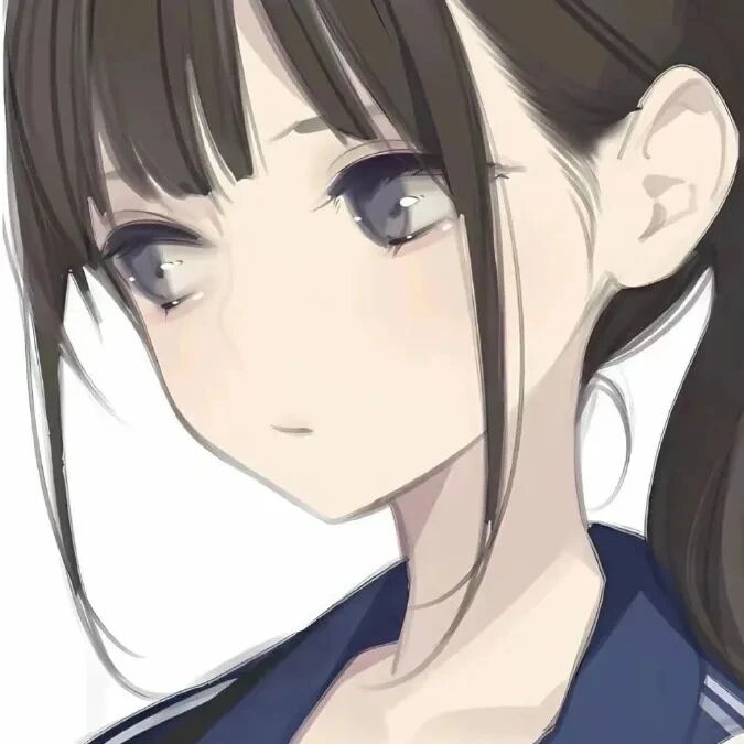 学院风动漫头像女