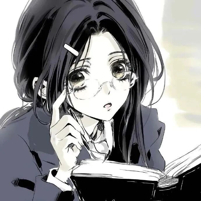 学院风动漫头像女