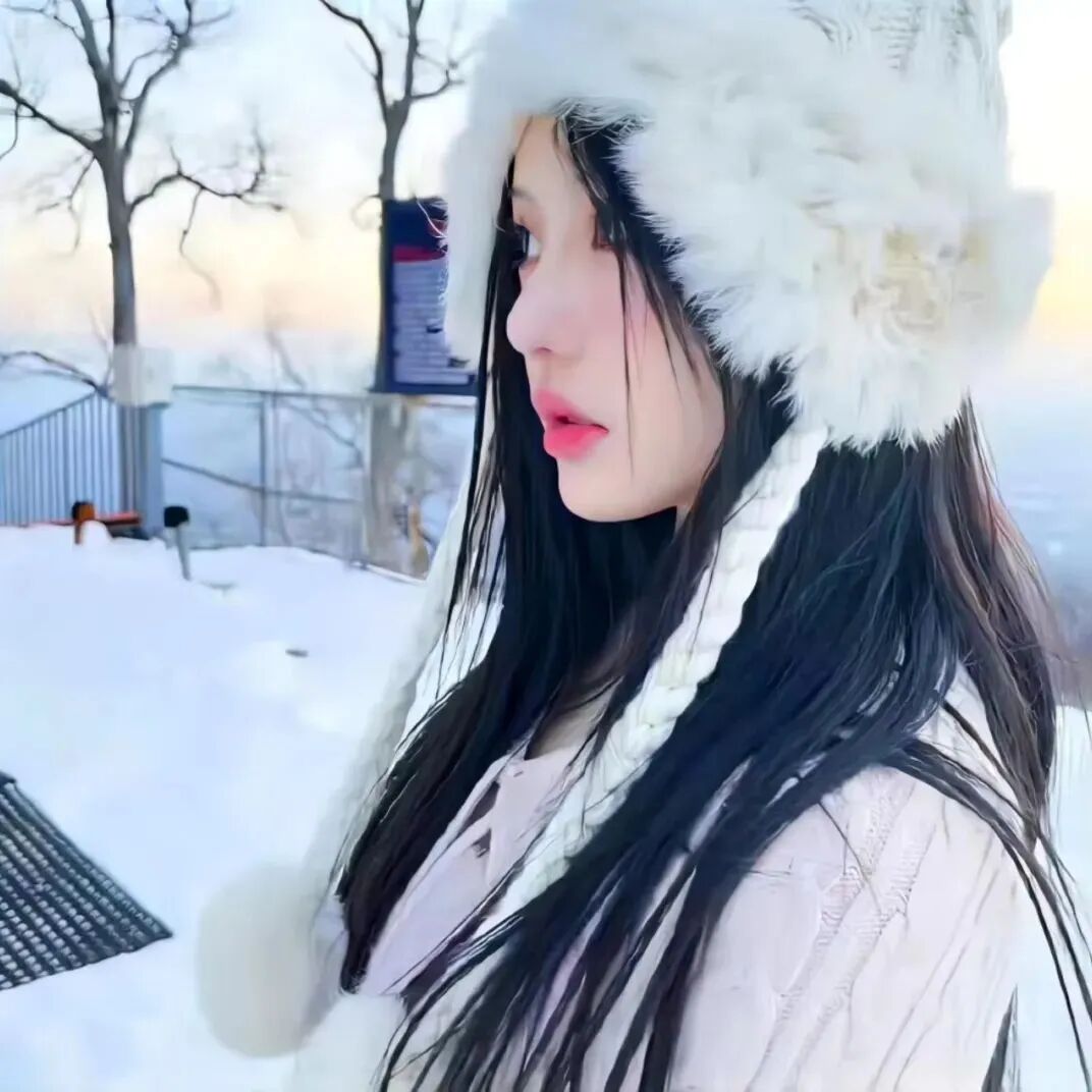 女生 女生头像 女头 氛围感 氛围感头像 雪