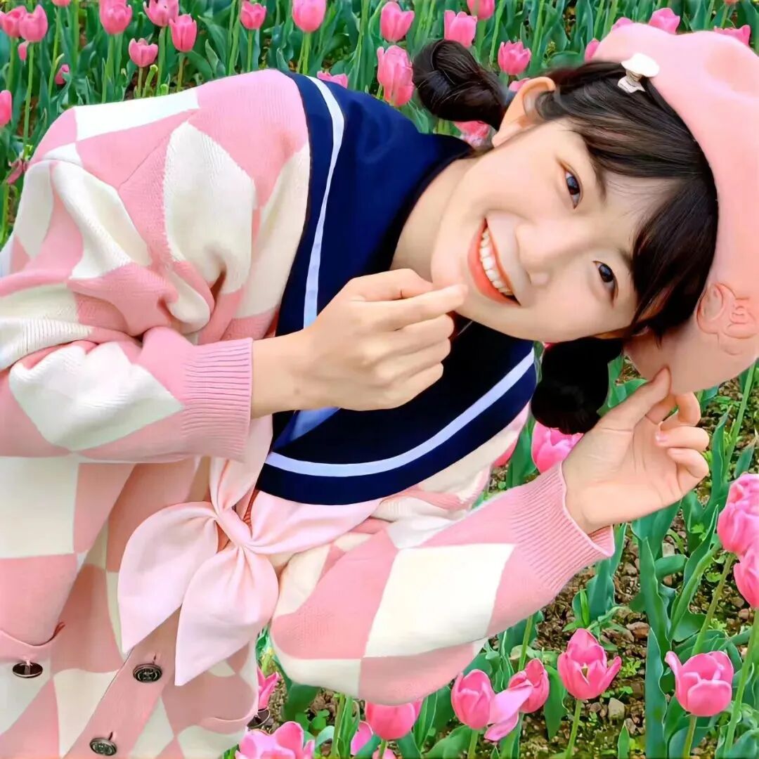 鲜花甜妹女生头像