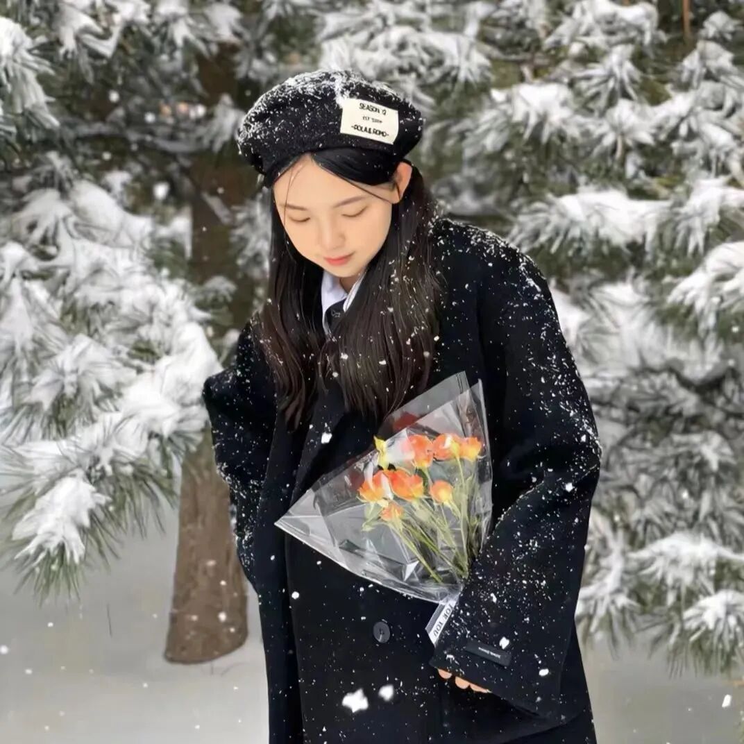 女生头像 女头 女生 氛围感 氛围感头像 雪