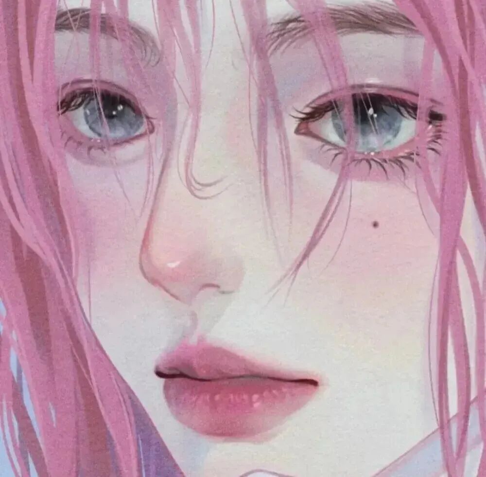 温柔手绘动漫头像女