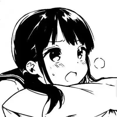 动漫头像  动漫女 动漫女头 动漫头像 女  黑白 黑白动漫头像 黑白动漫女