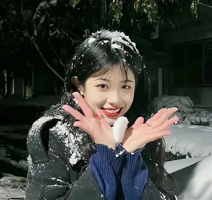 女生 女生头像 女头 氛围感 氛围感头像 雪