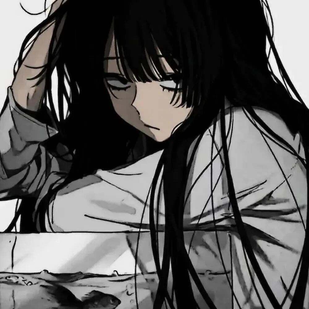孤独感动漫头像女