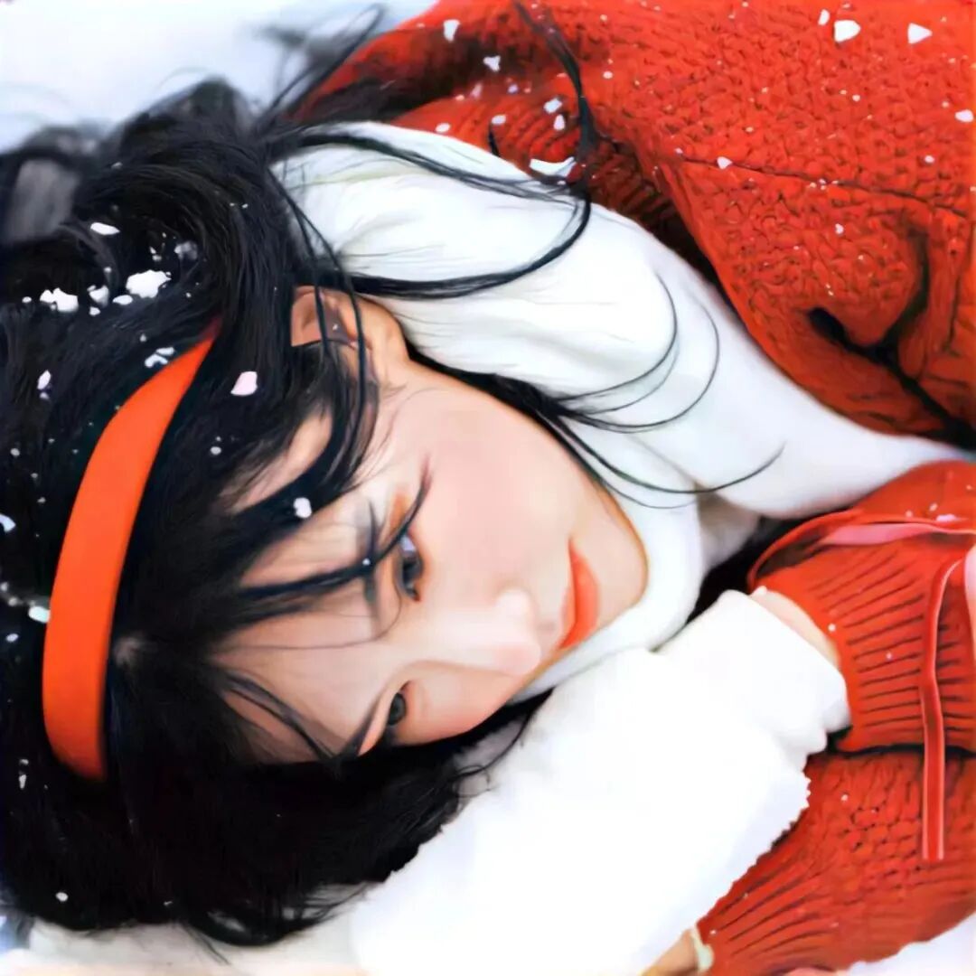 女生头像 女头 女生 氛围感 氛围感头像 雪 
