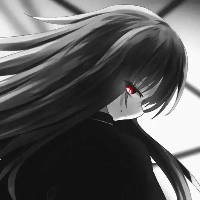 动漫头像  动漫女 动漫女头 动漫头像 女  黑白 黑白动漫头像 黑白动漫女