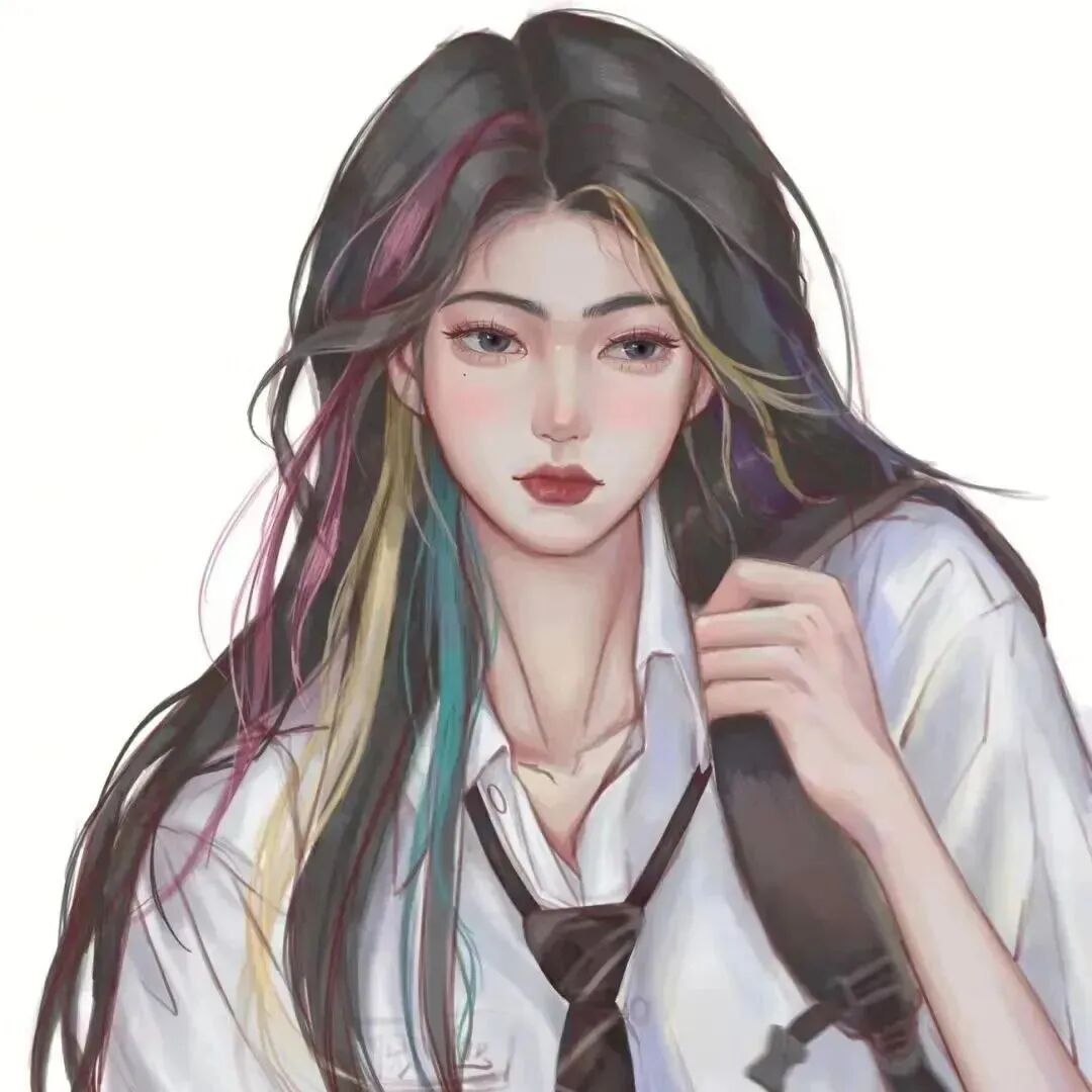 动漫头像  动漫女 动漫女头  动漫头像女 拽姐 拽姐头像 手绘头像 手绘
